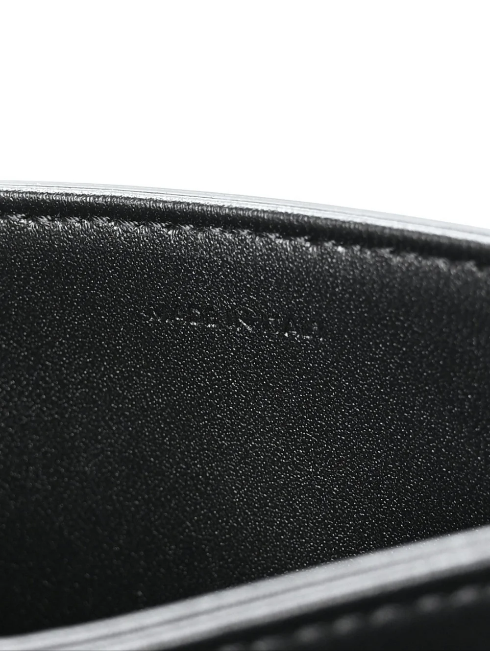 New! MSRP $4250 Authentic CELINE TRIOMPHE BAG IN BLACK Shiny Calfskin BLACK - Picture 11 of 16